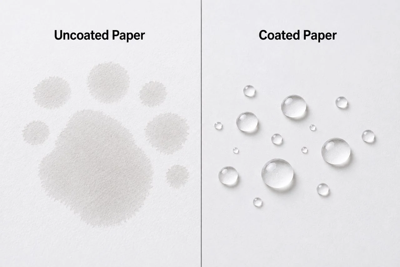 KROMAQUA WOG water-resistant paper test
